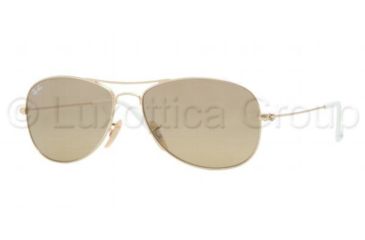 Image of Ray-Ban Cockpit RB3362 Sunglasses with No-Line Progressive Rx Prescription Lenses RB3362-001-3K-5614 - Lens Diameter 56 mm, Frame Color Arista Crystal Brown
