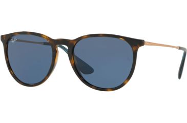 Image of Ray-Ban Erika F RB4171F Sunglasses 647380-54 - , Dark Blue Lenses