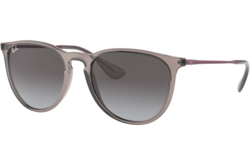 Image of Ray-Ban Erika RB4171F Sunglasses, Transparent Grey, 54, RB4171F-65138G-54
