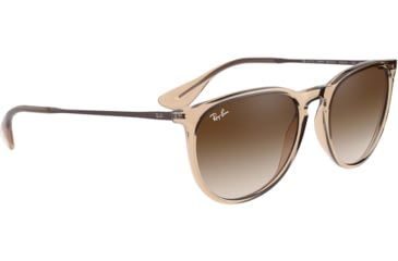 Image of Ray-Ban Erika F RB4171F Sunglasses 651413-54 - , Brown Gradient Dark Brown Lenses