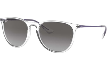 Image of Ray-Ban Erika RB4171F Sunglasses, Transparent, 57, RB4171F-651611-57