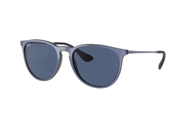 Image of Ray-Ban Erika Sunglasses - Womens 647180-54 - , Dark Blue Lenses