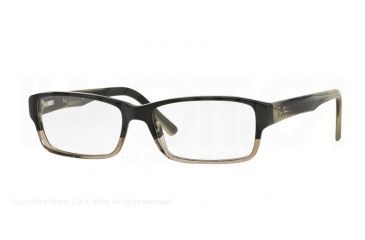 Image of Ray-Ban Eyeglasses RX5169 with Rx Prescription Lenses 5540-54 - Grey Horn Grad Trasp Grey Frame