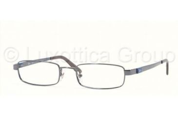 Image of Ray-Ban Eyeglasses RX6076 with Lined Bifocal Rx Prescription Lenses 2507-5119 - Metallic Grey-blue 