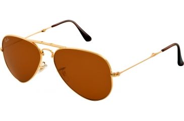 Image of Ray-Ban Folding Aviator RB3479 Sunglasses 001/33-5814 - Arista Frame, Crystal Brown Lenses