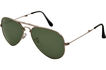 Image of Ray-Ban Folding Aviator RB3479 Sunglasses 004-5814 - Gunmetal Frame, Crystal Gray Lenses