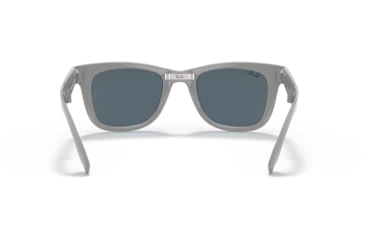 Image of Ray-Ban Folding Wayfarer Classic Sunglasses, Blue Lenses, Gray, 50, RB4105-6577R5-50