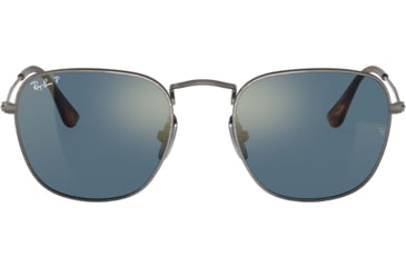 Image of Ray-Ban FRANK RB8157 Sunglasses 9208T0-48 - , polar blue mirror gold Lenses