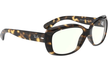 Image of Ray-Ban Jackie OHH RB4101 Sunglasses 710/BF-58 - , Clear blue Lenses