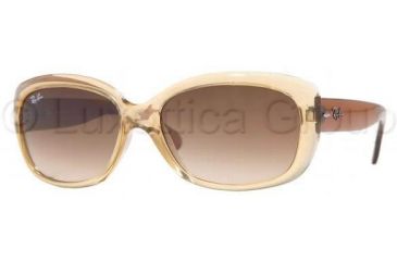 Image of Ray-Ban Jackie OHH Sunglasses RB4101 719/51-5817 - Light Brown Crystal Brown Gradient