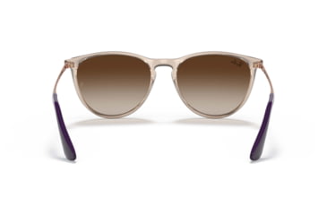 Image of Ray-Ban Junior Erika RJ9060S Sunglasses, Gradient Brown Lenses, Transparent Light Brown, 50, RJ9060S-710813-50