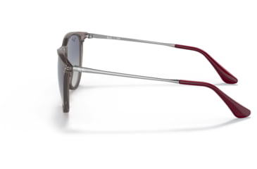 Image of Ray-Ban Junior Erika RJ9060S Sunglasses, Grey Gradient Blue Lenses, Transparent Grey, 50, RJ9060S-71094L-50