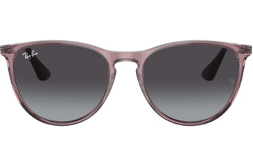 Image of Ray-Ban Junior Erika RJ9060S Sunglasses, Grey Gradient Lenses, Transparent Violet, 50, RJ9060S-71078G-50