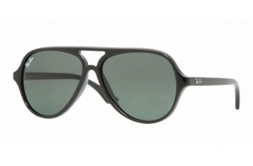 Image of Ray Ban Junior RJ9049S #100/71 - Black Frame, Green Lenses
