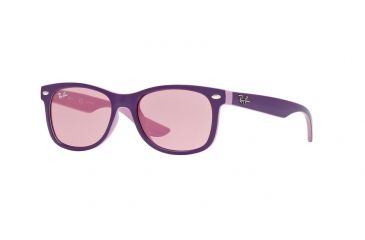Image of Ray-Ban RJ9052S Prescription Sunglasses RJ9052S-179-84-47 - Lens Diameter 47 mm, Frame Color Top Violet On Pink