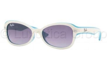 Image of Ray-Ban Junior Bifocal Sunglasses RJ9044S for Kids with Lined Bi-Focal Rx Prescription Lenses RJ9044S-168-11-4715 - Lens Diameter: 47 mm, Frame Color: Cream
