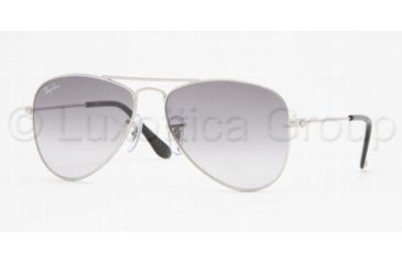 Image of Ray-Ban Junior Sunglasses RJ9506S for Kids 212/11-5013 - Shiny Silver Gray Gradient