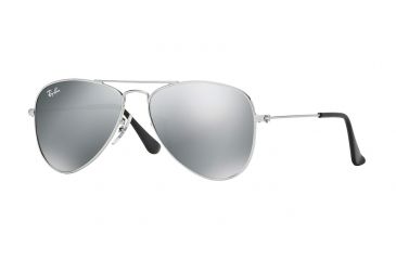 Image of Ray-Ban Junior Prescription Sunglasses RJ9506S for Kids RJ9506S-212-6G-52 - Lens Diameter 52 mm, Frame Color Shiny Silver