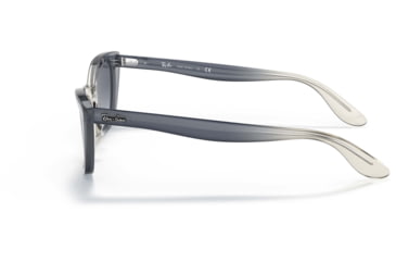 Image of Ray-Ban Lady Burbank RB2299 Sunglasses, Blue Gradient Grey Lenses, Transparent Blue, 52, RB2299-134386-52