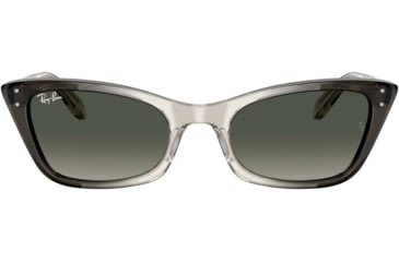 Image of Ray-Ban Lady Burbank RB2299 Sunglasses, Grey Gradient Lenses, Transparent Gray, 52, RB2299-134071-52
