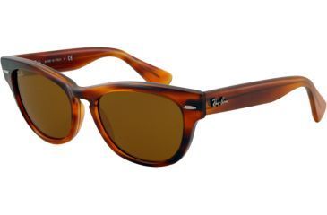 Image of Ray-Ban LARAMIE RB4169 Progressive Prescription Sunglasses RB4169-820-5318 - Lens Diameter 53 mm, Frame Color Striped Havana