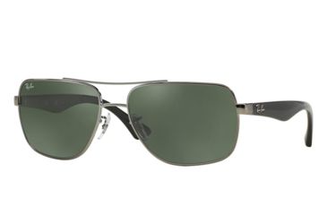 Image of Ray-Ban RB3483 Progressive Prescription Sunglasses RB3483-004-71-60 - Lens Diameter 60 mm, Frame Color Gunmetal