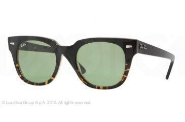 Image of Ray-Ban METEOR RB4168 Sunglasses 107614-50 - Black On Yellow Havana
