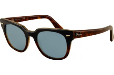Image of Ray-Ban METEOR RB4168 Sunglasses 107762-50 - Blue On Havana