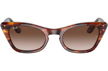 Image of Ray-Ban Miss Burbank RJ9099S Sunglasses, Gradient Brown Lenses, Striped Havana, 43, RJ9099S-710313-43