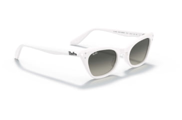 Image of Ray-Ban Miss Burbank RJ9099S Sunglasses, Grey Gradient Lenses, White, 43, RJ9099S-116-11-43