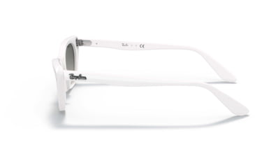 Image of Ray-Ban Miss Burbank RJ9099S Sunglasses, Grey Gradient Lenses, White, 43, RJ9099S-116-11-43