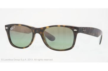 Image of Ray-Ban New Wayfarer Prescription Sunglasses RB2132 RB2132-710-M4-55 - Lens Diameter 55 mm, Frame Color Shiny Havana