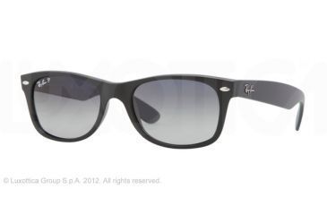 Image of Ray-Ban New Wayfarer Prescription Sunglasses RB2132 RB2132-601S78-52 - Lens Diameter 52 mm, Frame Color Matte Black