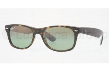 Image of Ray-Ban New Wayfarer Prescription Sunglasses RB2132 RB2132-710-M4-5218 - Lens Diameter: 52 mm, Frame Color: Shiny Havana