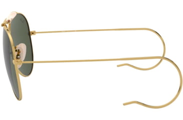 Image of Ray-Ban Outdoorsman Sunglasses, Arista Frame, Crystal Green Lens, 58, L0216-5814