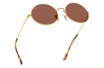 Image of Ray-Ban OVAL RB1970 Sunglasses 9147AF-54 - , Polar Purple Lenses