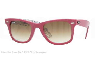Image of Ray-Ban RB2140 Progressive Sunglasses - Comics Top Fuchsia Crystal Brown Gradient Frame / 50 mm Prescription Lenses, 104551-5022