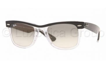Image of Ray-Ban RB2143 Bifocal Sunglasses - Black/Clear Frame / 47 mm Prescription Lenses, 919-32-4722