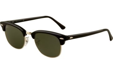 Image of Ray-Ban RB 2156 Sunglasses, Black Frame / Crystal Green Lenses, 901-4921