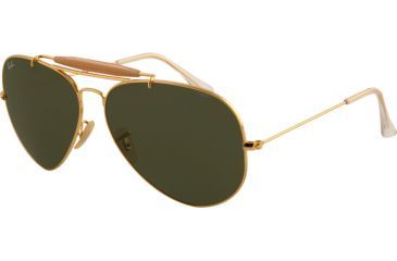 Image of Ray-Ban RB 3029 Sunglasses Styles - L2112 Arista Frame, Crystal Green Lenses, L2112-6214