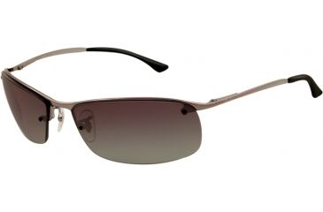 Image of Ray-Ban RB 3183 Sunglasses, Gunmetal Frame / Brown Gradient Lenses, 004-13-6315