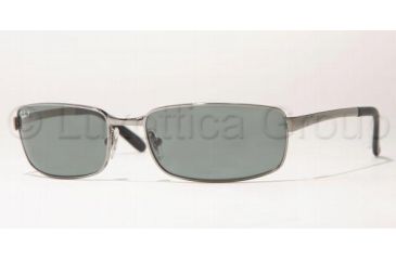 Image of Ray-Ban RB 3194 Sunglasses Styles - Gunmetal Frame / Polarized Green 59 mm Diameter Lenses, 004-9A-5917