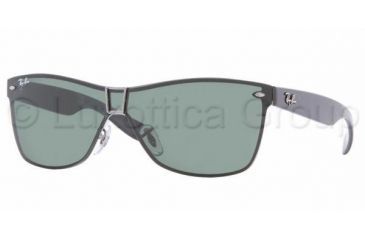 Image of Ray-Ban RB 3384 Sunglasses Styles - Gunmetal Frame / Green Lenses, 004-71-0133