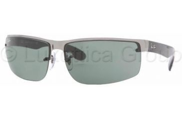 Image of Ray-Ban RB3403 Single Vision Prescription Sunglasses RB3403-004-71-6513 - Frame Color: Gunmetal, Lens Diameter: 65 mm