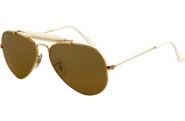 Image of Ray-Ban RB 3407 Sunglasses, Arista Frame / Cry. Azure Mirror Silver Grad. 58 mm Lenses, 001-3K-5814