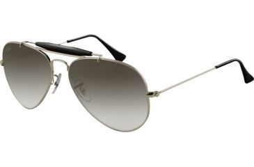 Image of Ray-Ban RB 3407 Sunglasses, Silver Frame / Crystal Gray Gradient 55 mm Lenses, 003-32-5514