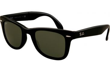 Image of Ray-Ban RB 4105 Sunglasses Styles - Black Frame, Crystal Green 50 mm Lenses, 601-5022