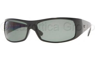Image of Ray-Ban Bifocal Sunglasses RB4108 with Lined Bi-Focal Rx Prescription Lenses RB4108-601-58-6516 - Lens Diameter: 65 mm, Frame Color: Black