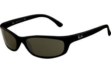 Image of Ray-Ban RB 4115 Sunglasses Styles - Matte Black Frame / Green Lenses, 601S71-5716
