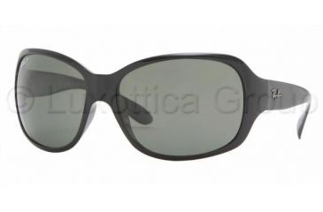 Image of Ray-Ban RB 4118 Sunglasses Styles - Black Frame / Crystal Green Polarized Lenses, 601-58-6217